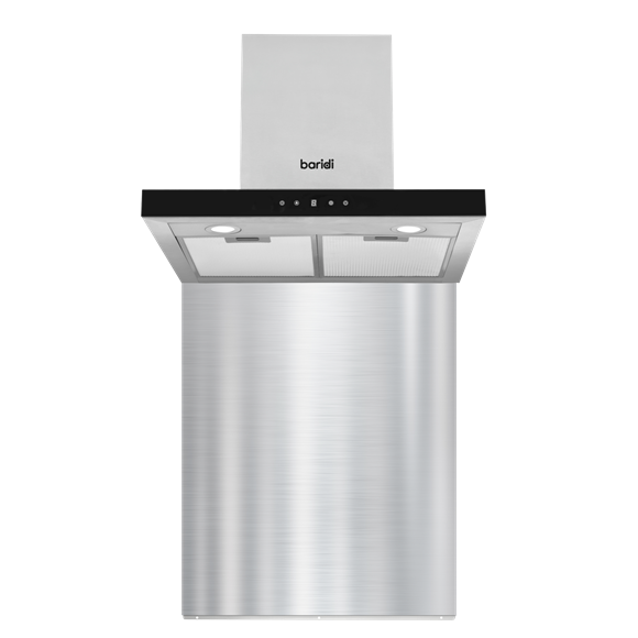 Sealey | Baridi T-Shape Chimney Cooker Hood with Carbon Filters & Splashback 60cm - Stainless Steel - DH209