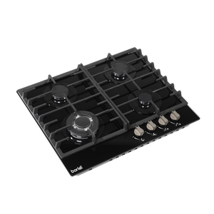 Sealey | Baridi Gas Hob with 4 Cooking Zones 60cm - Black - DH226