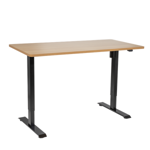 Sealey | Dellonda Single Motor Ultra-Quiet Adjustable-Height Electric Sit/Stand Desk - Oak Desktop - DH242