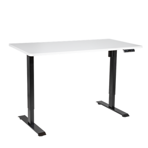 Sealey | Dellonda White Electric Height Adjustable Standing Desk with Memory, Quiet, 1400x700mm - DH244