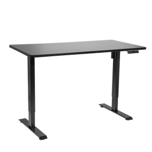 Sealey | Dellonda Black Electric Height Adjustable Standing Desk with Memory, Quiet, 1400x700mm - DH245