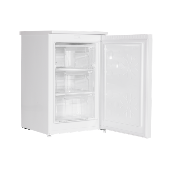 Baridi 55cm Undercounter Freezer with Adjustable Thermostat 85L - White - SE-DH250