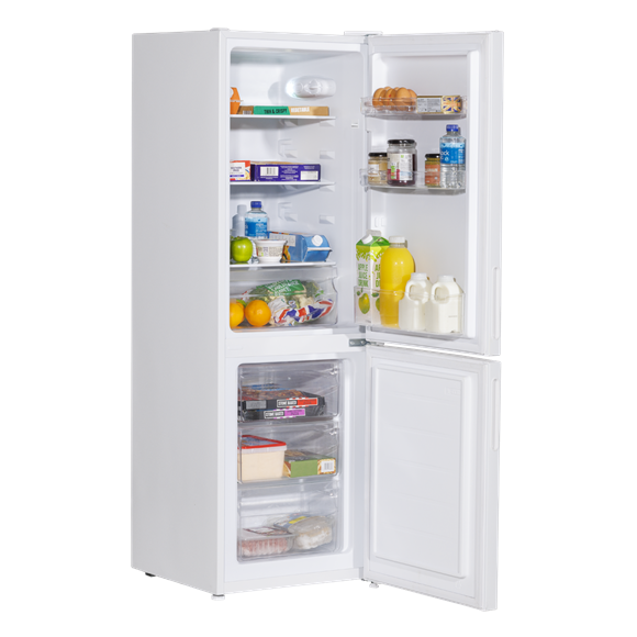 Baridi 70/30 Low Frost Fridge Freezer 157L Capacity - White - SE-DH252