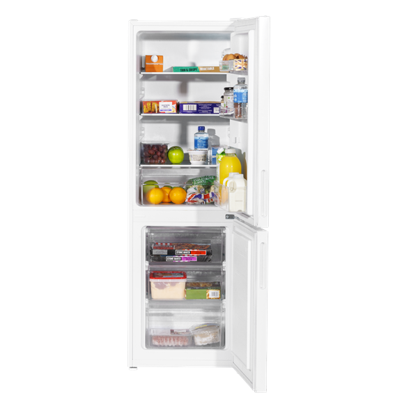 Baridi 70/30 Low Frost Fridge Freezer 157L Capacity - White - SE-DH252