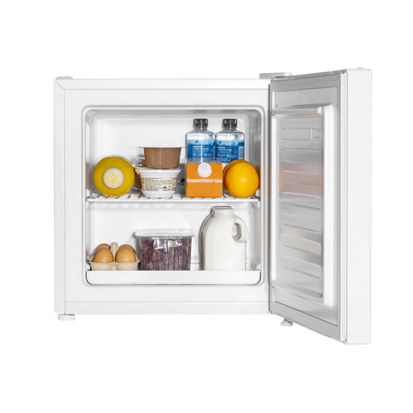 Baridi Mini Tabletop Fridge/Freezer, 31L Capacity - White - SE-DH254