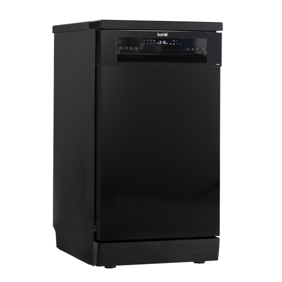 Sealey | Baridi Slimline Freestanding Dishwasher 45cm Wide 10 Place Settings - Black - DH267