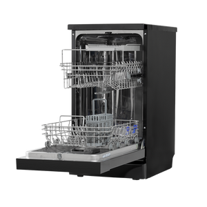 Sealey | Baridi Slimline Freestanding Dishwasher 45cm Wide 10 Place Settings - Black - DH267