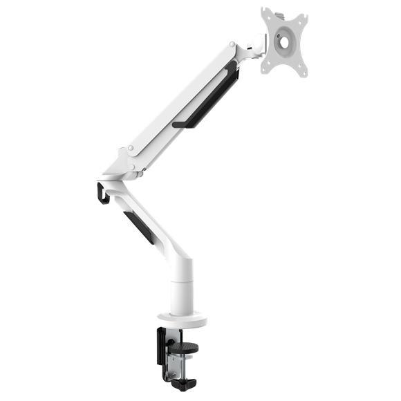 Sealey | Dellonda Adjustable Single Monitor Arm with 360° Rotation - White - DH26