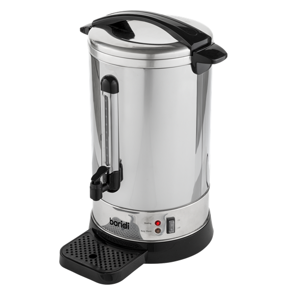 Baridi Hot Water Boiler, Tea Urn, 20L Capacity, Stainless Steel - SE-DH270