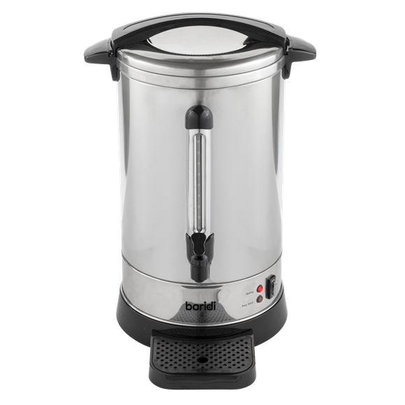 Baridi Hot Water Boiler, Tea Urn, 20L Capacity, Stainless Steel - SE-DH270