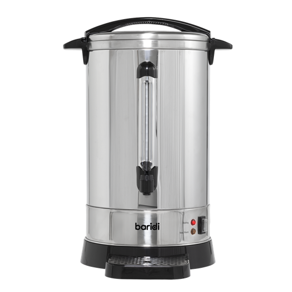 Baridi Hot Water Boiler, Tea Urn, 20L Capacity, Stainless Steel - SE-DH270