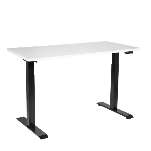 Sealey | Dellonda White Electric Height Adjustable Standing Desk, 1400 x 700mm Dual Motor 100kg - DH32