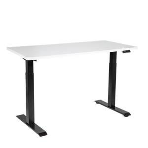 Sealey | Dellonda White Electric Height Adjustable Standing Desk, 1400 x 700mm Dual Motor 100kg - DH32