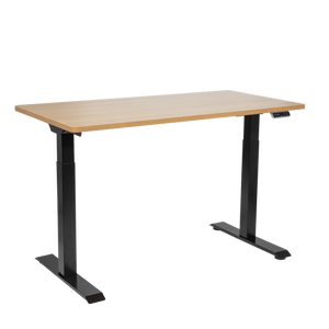 Sealey | Dellonda Oak Electric Height Adjustable Standing Desk, 1400 x 700mm Dual Motor 100kg - DH33