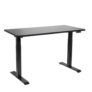 Sealey | Dellonda Black Electric Height Adjustable Standing Desk, 1400 x 700mm Dual Motor 100kg - DH34