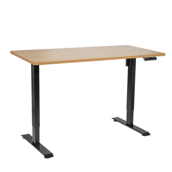 Sealey | Dellonda Oak Electric Height Adjustable Standing Desk with Memory, Quiet & Fast 1400 x 700mm - DH41