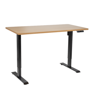 Sealey | Dellonda Oak Electric Height Adjustable Standing Desk with Memory, Quiet & Fast 1400 x 700mm - DH41