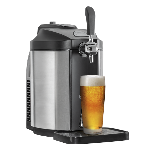 Sealey | Baridi Mini Keg Draft Beer Dispenser Tap with Integrated Cooling 5L Capacity - DH49