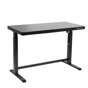 Sealey | Dellonda Single Motor Ultra-Quiet Electric Desk with Control Panel, USB Port & Drawer - Black Desktop - DH53