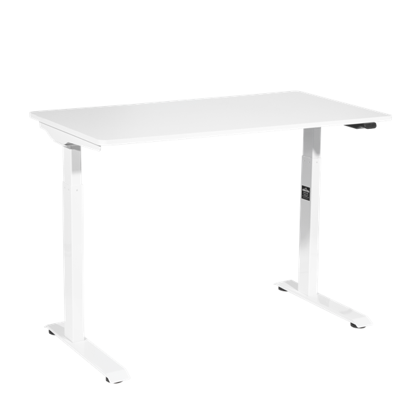 Sealey | Dellonda Single Motor Ultra-Quiet Adjustable-Height Electric Sit/Stand Desk - White Desktop - DH56