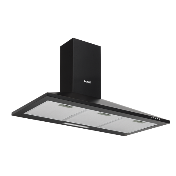 Baridi Cooker Hood, Chimney Style with Carbon Filters 90cm - Black - SE-DH59