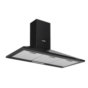 Baridi Cooker Hood, Chimney Style with Carbon Filters 90cm - Black - SE-DH59