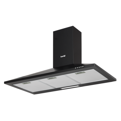 Baridi Cooker Hood, Chimney Style with Carbon Filters 90cm - Black - SE-DH59