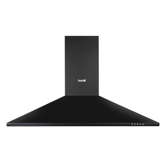 Baridi Cooker Hood, Chimney Style with Carbon Filters 90cm - Black - SE-DH59