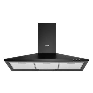 Baridi Cooker Hood, Chimney Style with Carbon Filters 90cm - Black - SE-DH59