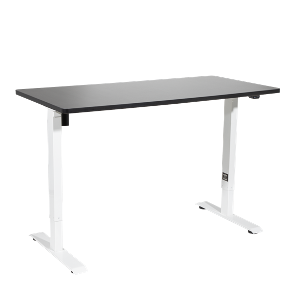 Sealey | Dellonda Single Motor Ultra-Quiet Adjustable-Height Electric Sit/Stand Desk - Black Desktop - DH69