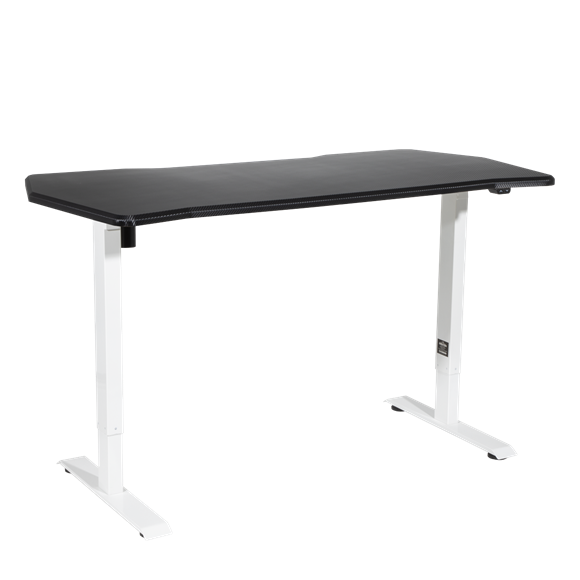 Sealey | Dellonda Single Motor Ultra-Quiet Adjustable-Height Electric Sit/Stand Desk - Carbon Fibre Effect Desktop - DH70