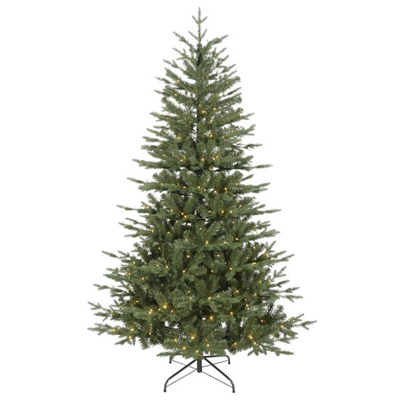 Sealey | Dellonda Pre-Lit Hinged Christmas Tree with 190 Warm White LED Lights 5ft(150cm) - DH80