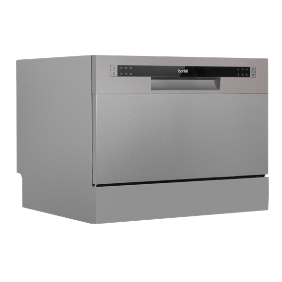 Sealey | Baridi Tabletop Dishwasher 6 Place Settings 6.5L Capacity - Silver - DH84