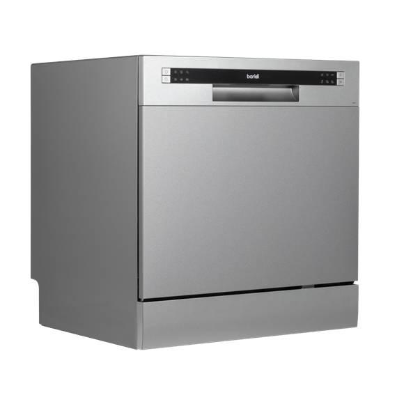 Sealey | Baridi Tabletop Dishwasher 8 Place Settings 8L Capacity - Silver - DH87