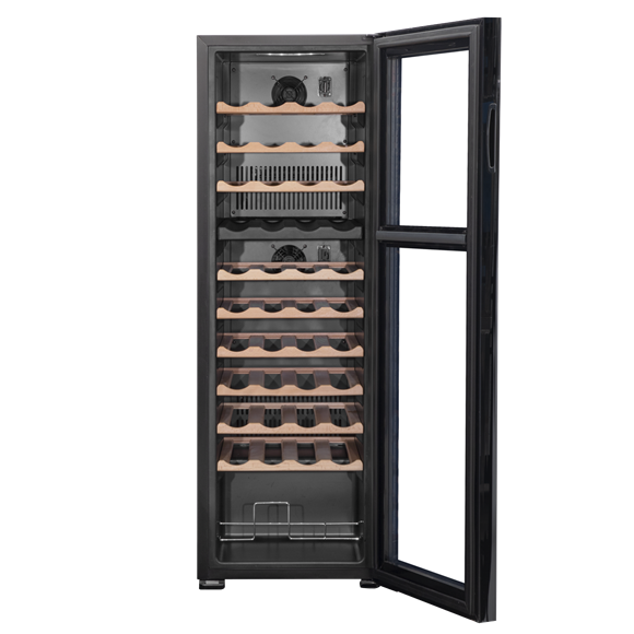 Sealey | Baridi 44 Bottle Dual Zone Wine Fridge & Cooler - DH92