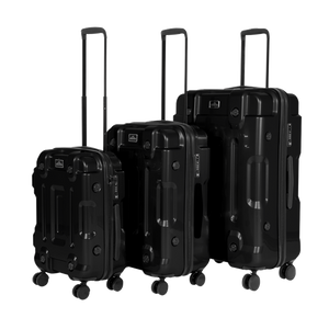 Sealey | Dellonda Lightweight ABS Luggage Set 3pc - Black - DL10