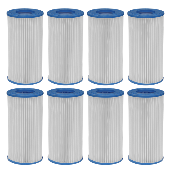 Sealey | Dellonda Swimming Pool Filter Cartridge - Pack of 8 - DL119