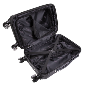 Sealey | Dellonda Lightweight ABS Luggage Set with TSA Lock - Black - DL11