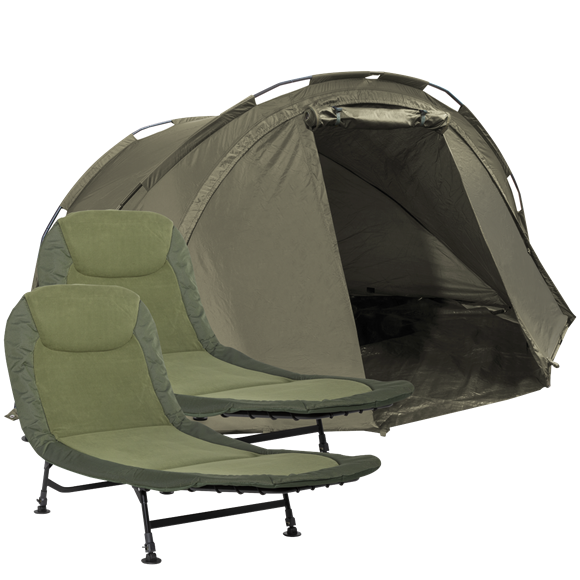 Sealey | Dellonda Two-Person Bivvy Tent & Bedchair Set - DL142