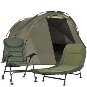 Sealey | Dellonda Two-Person Bivvy Tent, Reclining Chair & Bedchair Set - DL143