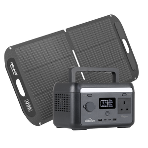 Dellonda Portable Power Station 300W & ETFE Foldable Solar Panel 110W - SE-DL178