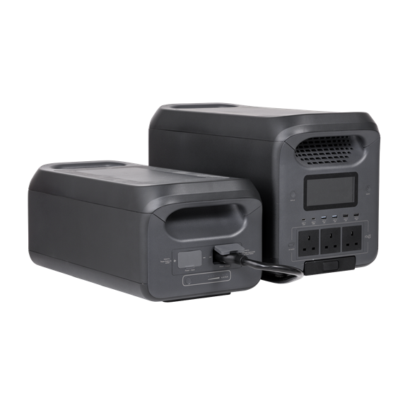 Dellonda Portable Power Station 3000W & Battery Expansion Pack 2560Wh - SE-DL182