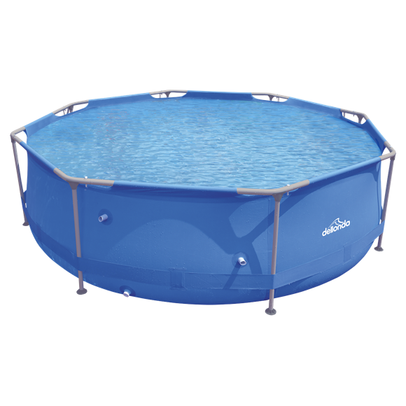 Sealey | Dellonda Steel Frame Round Swimming Pool & Filter Pump 10ft - Blue - DL19