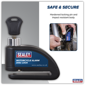 Motorcycle Alarm Disc Lock - Pair - SE-DL5052