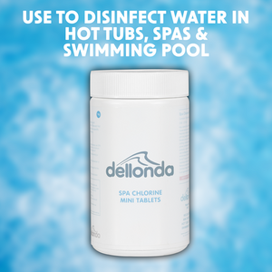 Sealey | Dellonda Chlorine Mini Tabs for Hot Tubs/Spas & Swimming Pools 1kg - DL51