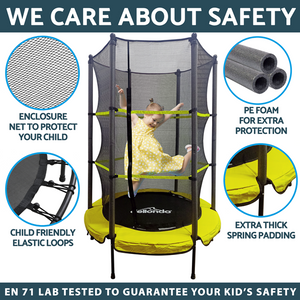 Sealey | Dellonda Mini Trampoline with Safety Enclosure Net 4.6ft - DL65