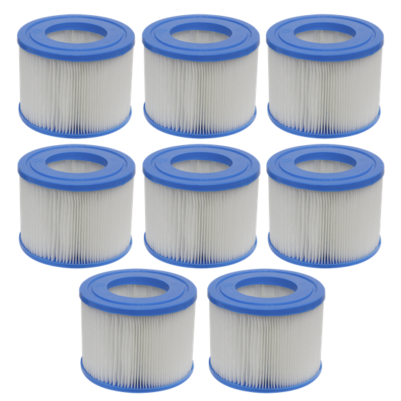 Sealey | Dellonda Hot Tub/Spa Filter Cartridge - Pack of 8 - DL81