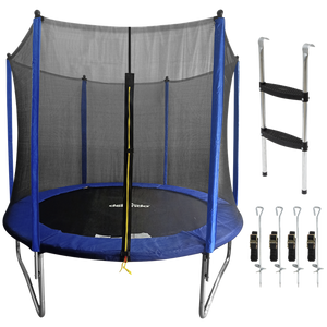 Sealey | Dellonda Heavy-Duty Outdoor Trampoline with Safety Enclosure Net, Anchors & Ladder 8ft - DL93