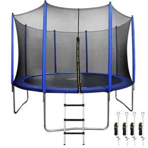 Sealey | Dellonda Heavy-Duty Outdoor Trampoline with Safety Enclosure Net, Anchors & Ladder 12ft - DL95