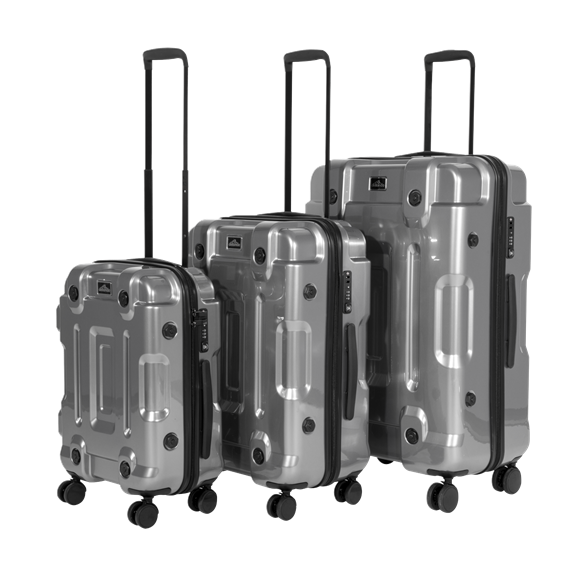 Sealey | Dellonda Lightweight ABS Luggage Set 3pc - Silver - DL9